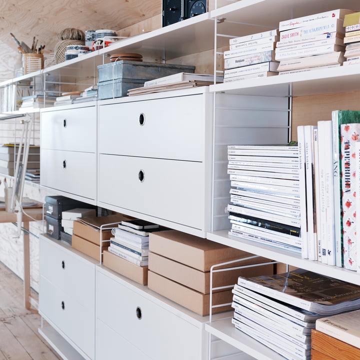 Cabinet module with drawers 78 x 30 cm from String