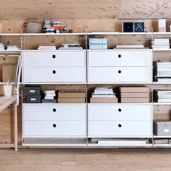 Cupboard module with drawers 78 x 30 cm from String