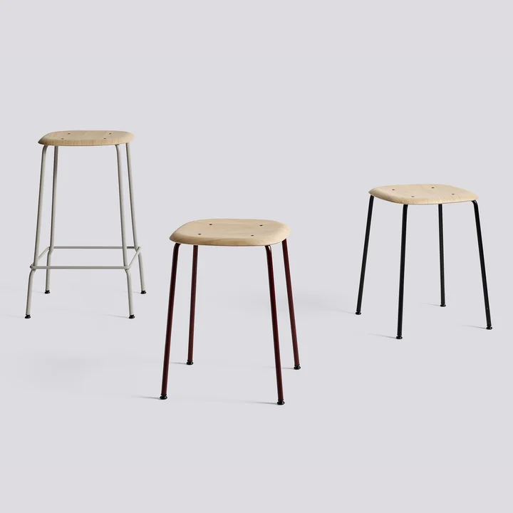 Soft Edge stool from HAY in different versions