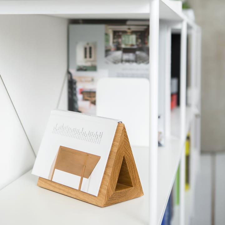 Triangular Made of Oak Wood for Books