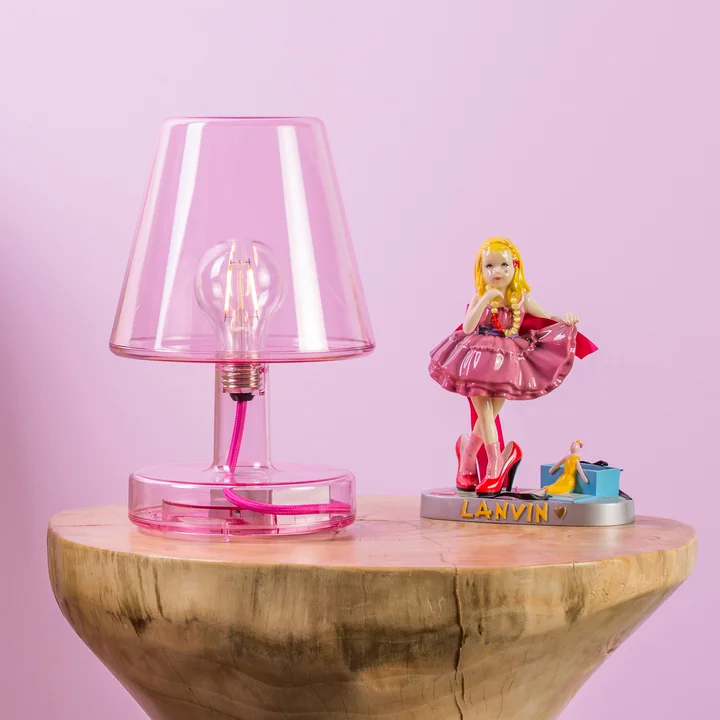 Transloetje Table lamp in purple