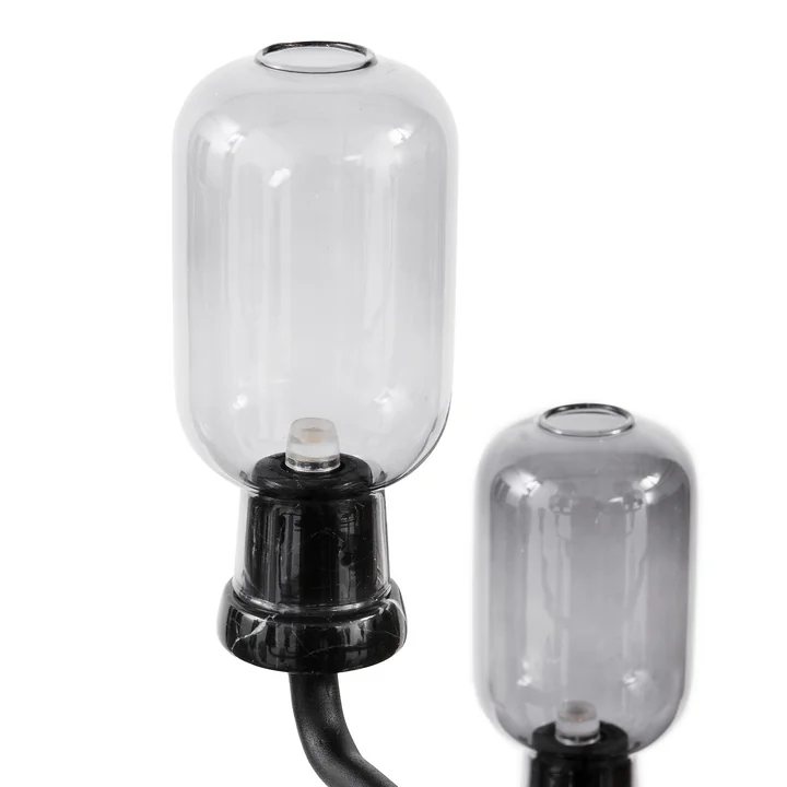 Amp chandelier from Normann Copenhagen in Smoke / Black