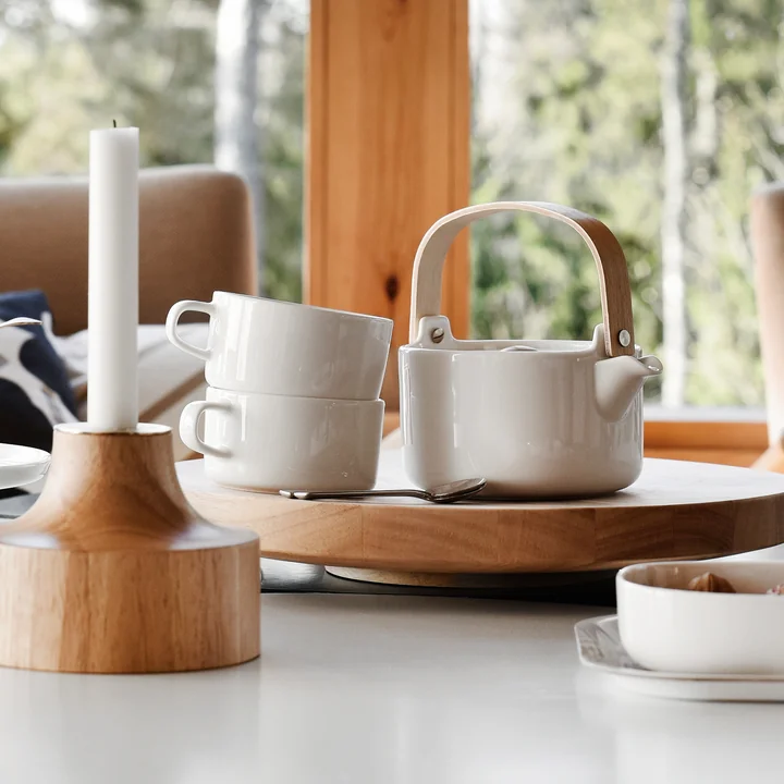 Oiva teapot from Marimekko in white