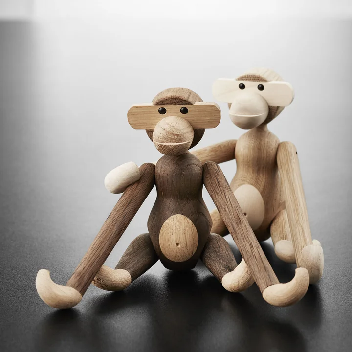 Wooden monkey by Kay Bojesen