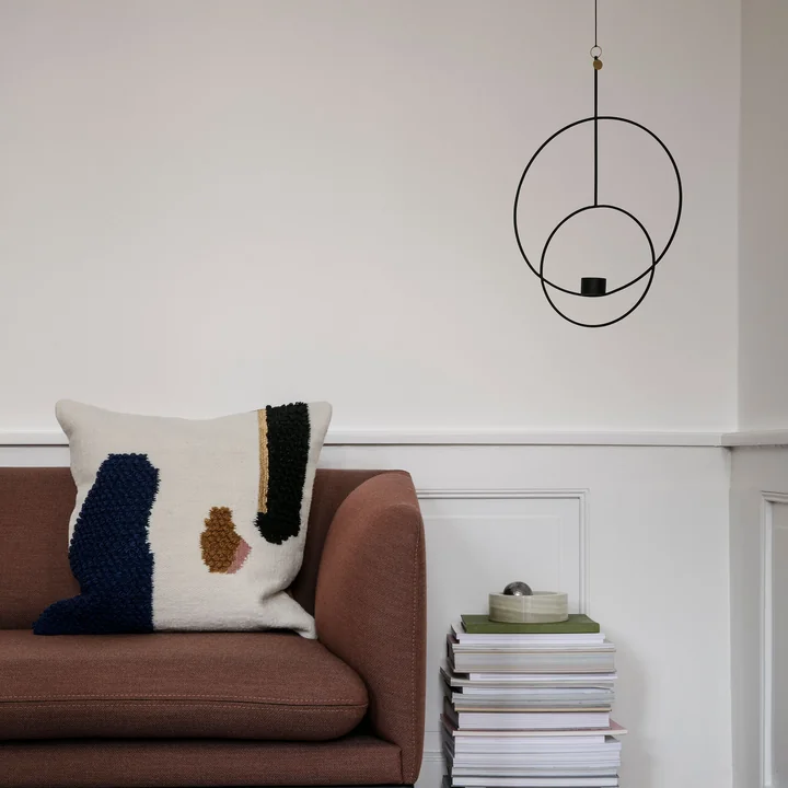 Round Tealight Holder with Loop Cushion by Ferm Living