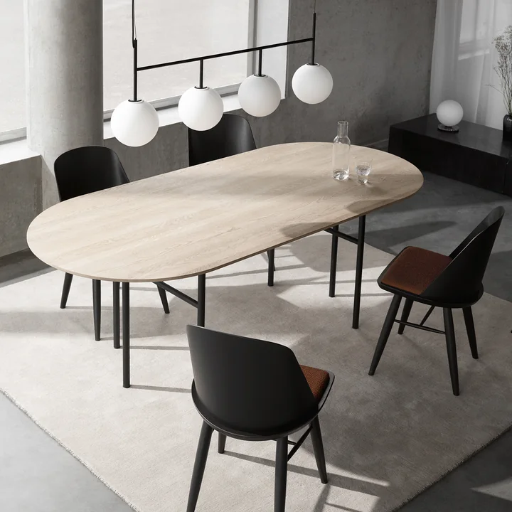 Snaregade table and TR pendant light from Audo