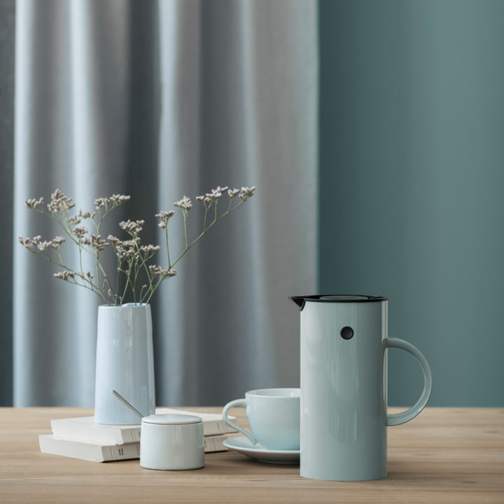 EM Coffee Maker, 1 l by Stelton in Dusty Green