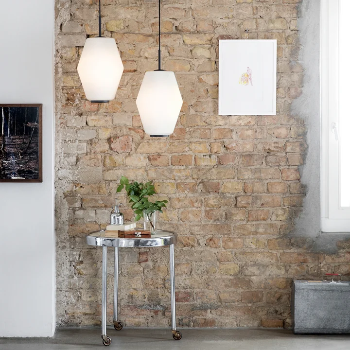 The Northern Lighting - Dahl pendant luminaire mounted in the hallway in pairs