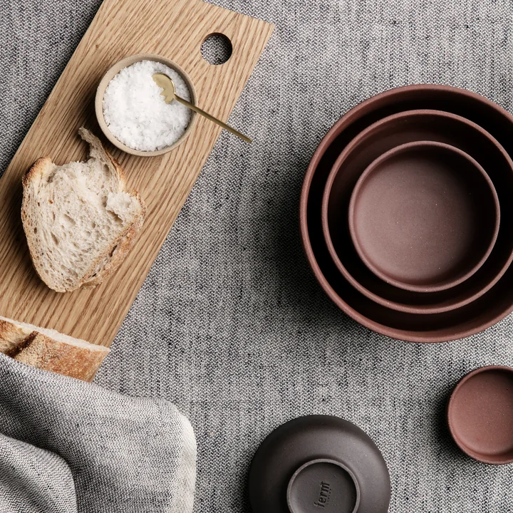 Blend Tablecloth and Sekki Bowls by Ferm Living