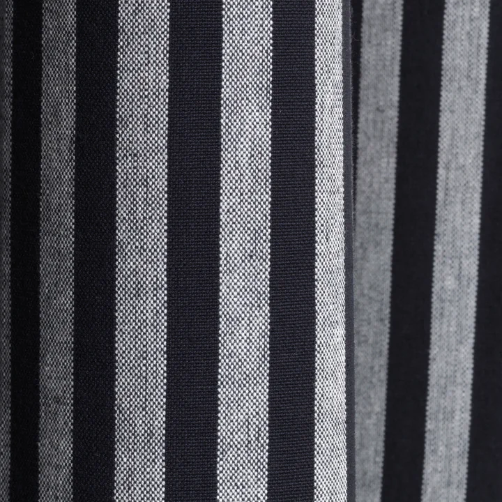 Chambray Shower curtain from Ferm Living in black / white striped