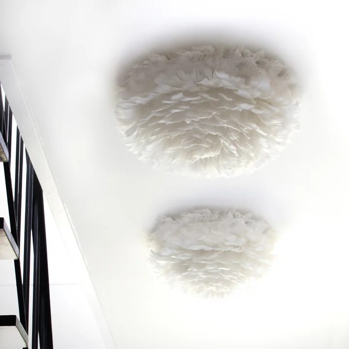 Eos Up Ceiling and wall lamp from Umage in white on the ceiling