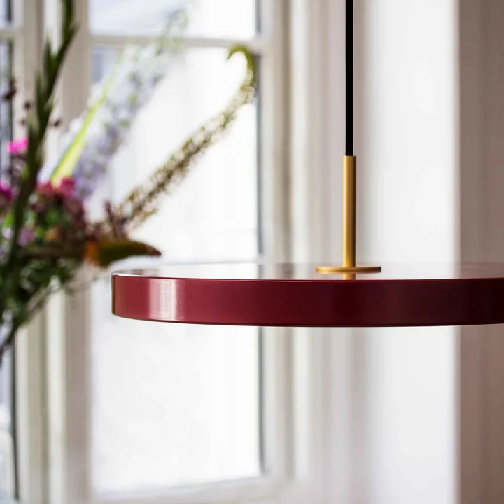 Asteria LED pendant light from Umage in Ruby