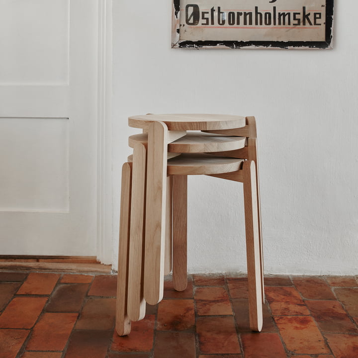 Skagerak - Nomad Stool, oak