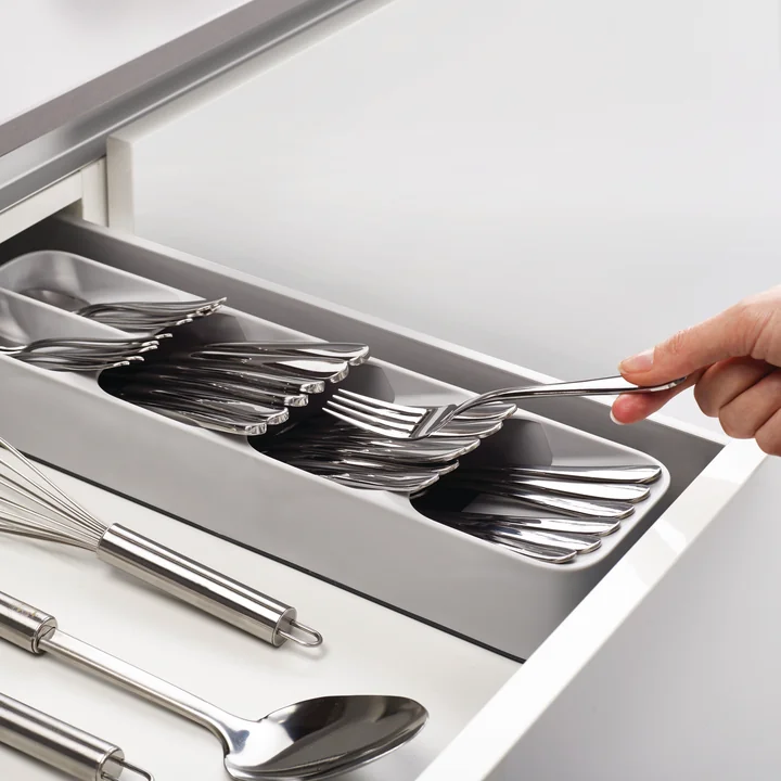 DrawerStore Cutlery Tray by Joseph Joseph in Grey