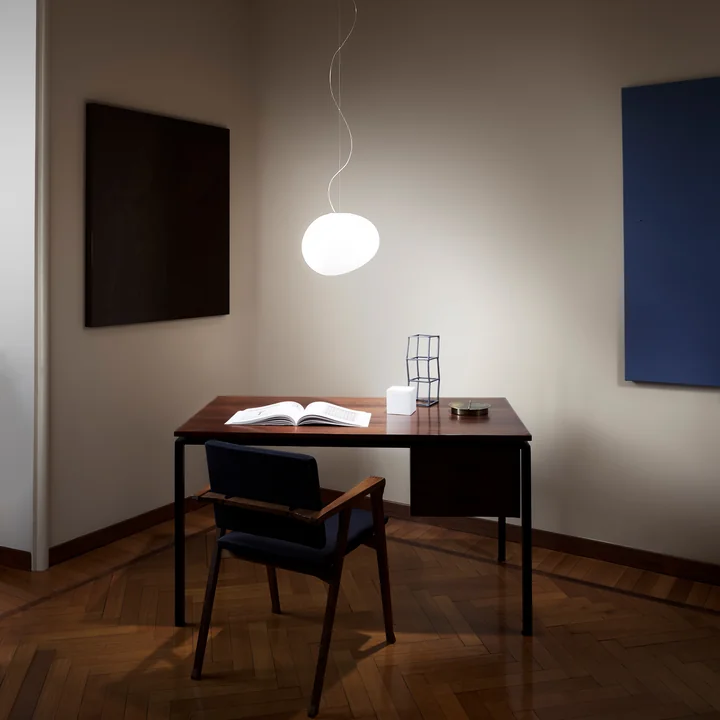 The Foscarini - Gregg Pendant Lamp LED above the Desk