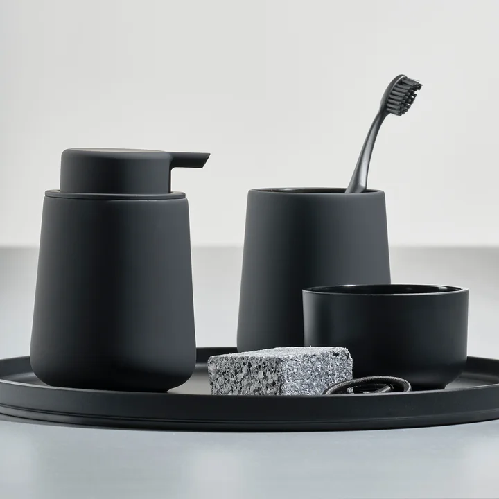 Nova One Toothbrush tumbler and soap dispenser from Zone Denmark