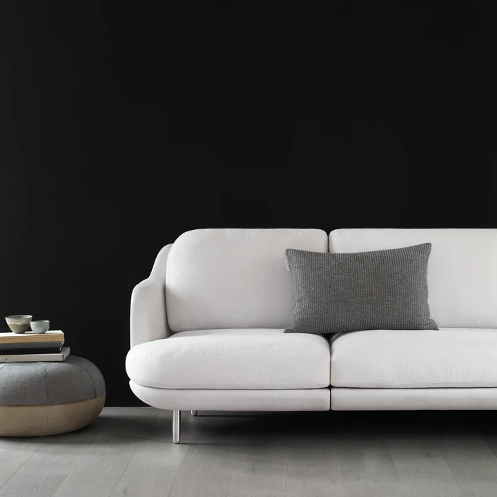 The Fritz Hansen - Pouf by Cecilie Manz Next to the Sofa