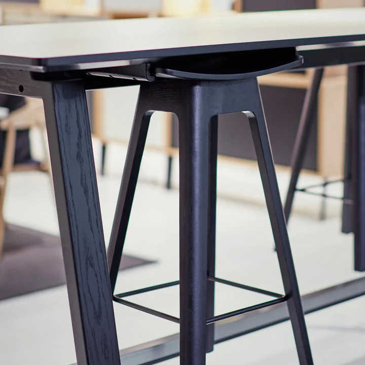 Andersen Furniture - HC1 Bar Stool at a Table