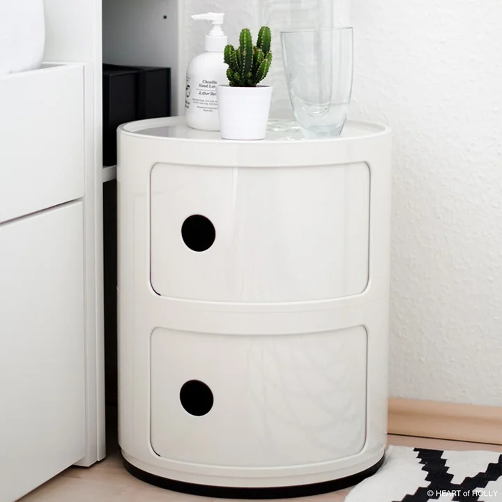 Componibili with two compartments from Kartell by blogger Heart of Holly