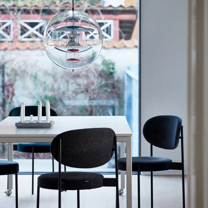 Verpan - chair and table 430 in combination