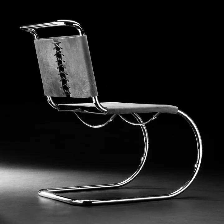 S 533 L Chair by Ludwig Mies van de Rohe for Thonet