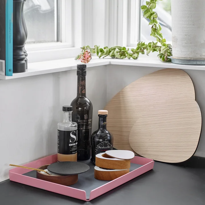 Cut&Serve Chopping Board Square Tray L by Lind DNA