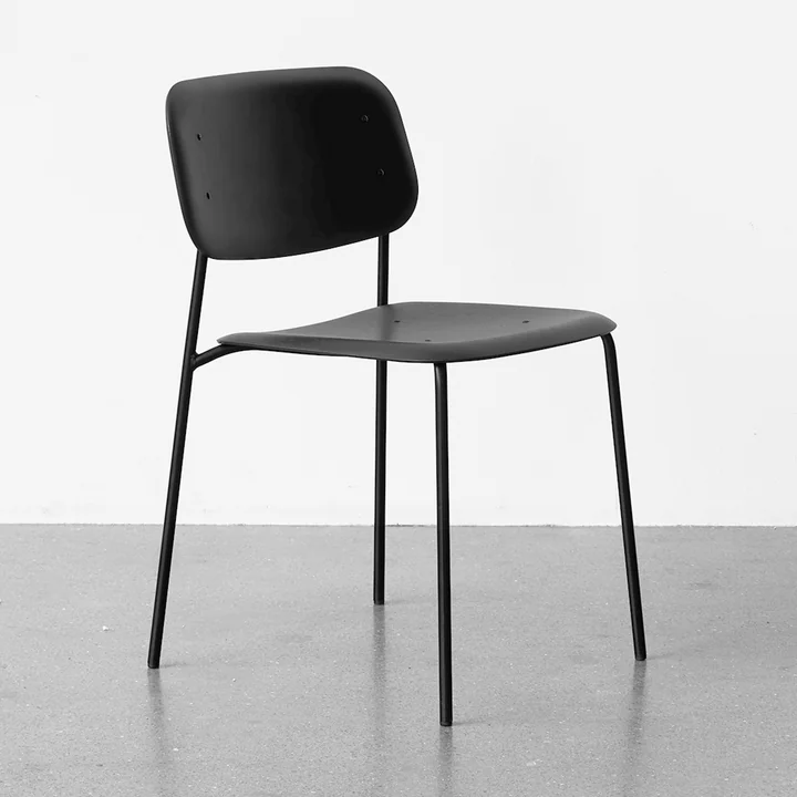 HAY - Soft Edge Chair P10 Chair, black / black