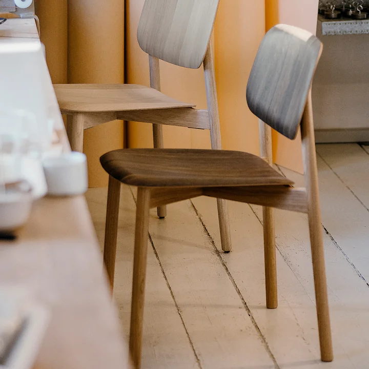 The HAY - Soft Edge 12 Chair, Smoked Oak