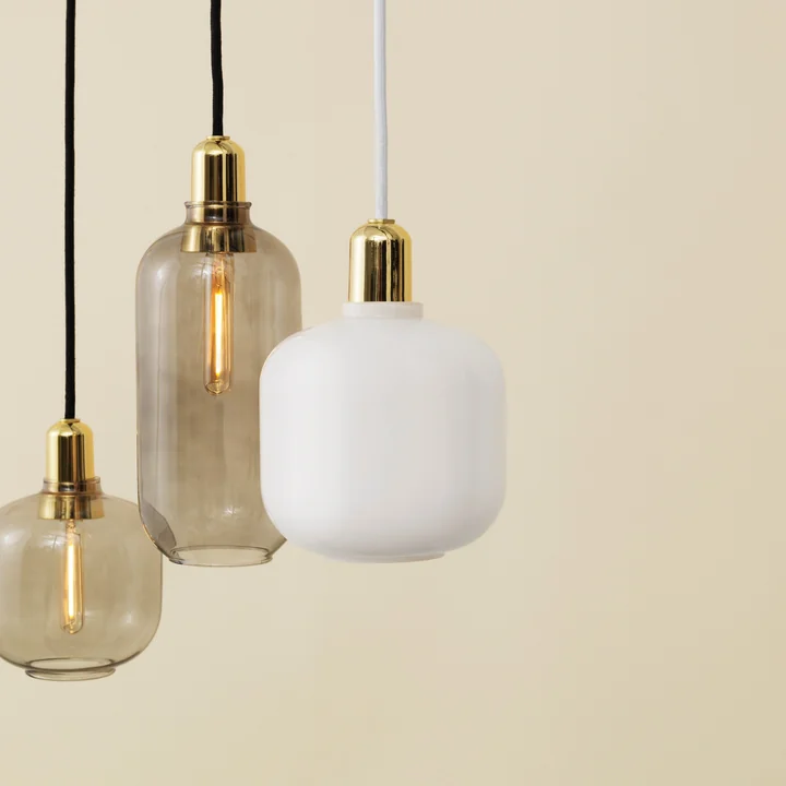 The Normann Copenhagen - Amp Pendant lamp arranged in several