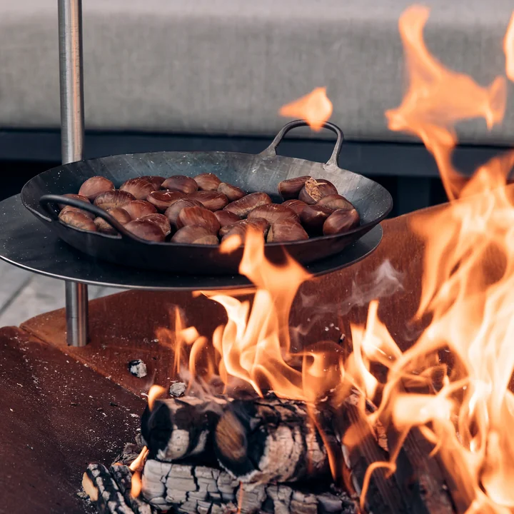 höfats - Triple Brazier with Rod and Table