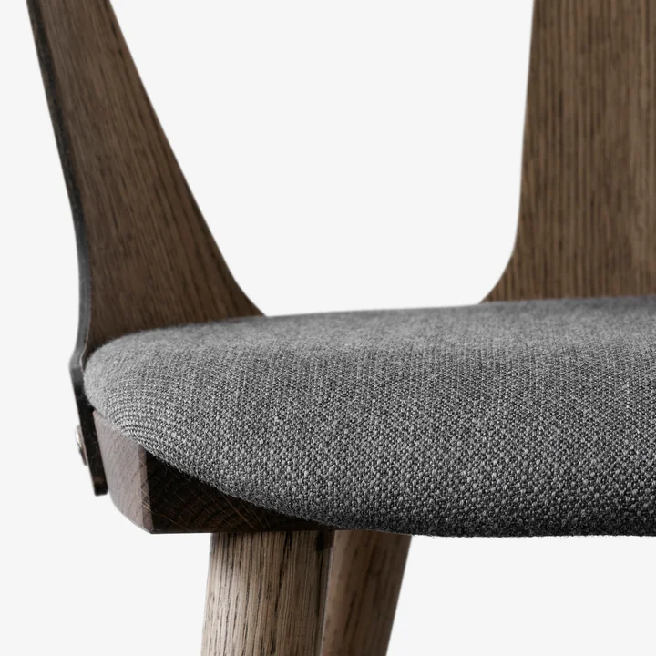 In Between Chair SK2 by & Tradition in smoked and oiled oak / upholstery Fiord 171