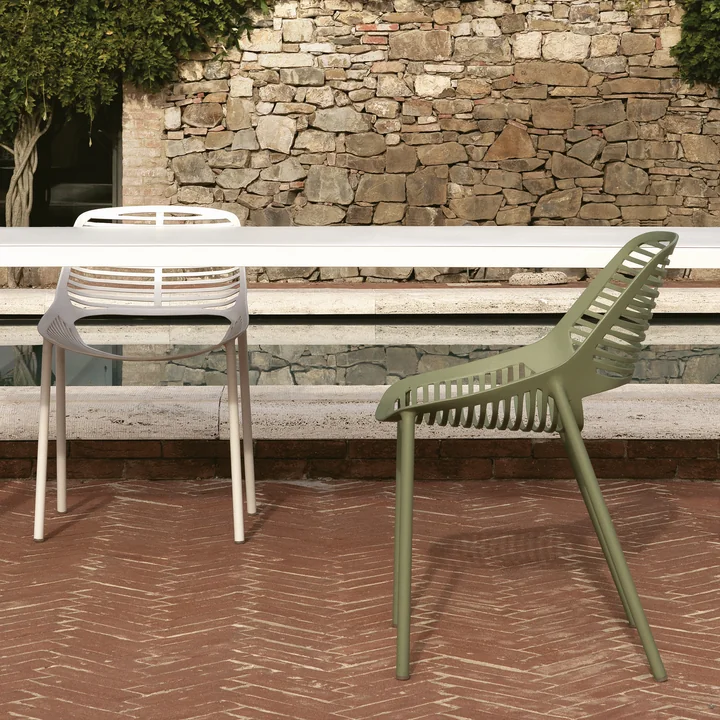 Niwa Chair by Fast in Sage Green