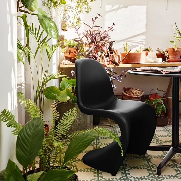 Panton Chair from Vitra in basic dark