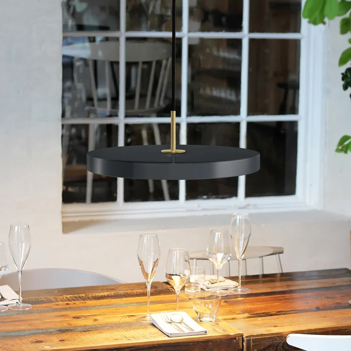 Asteria LED pendant light from Umage in anthracite