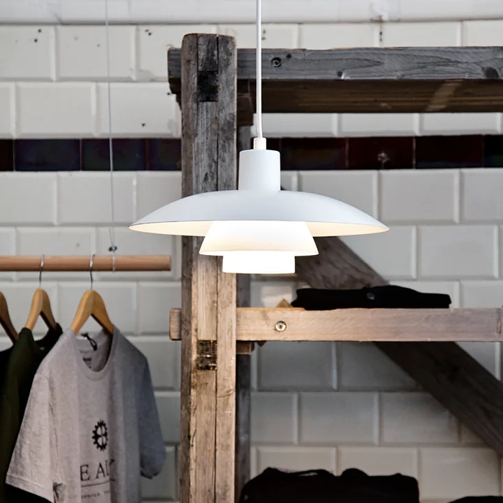 PH 4/3 Pendant lamp by Louis Poulsen in white