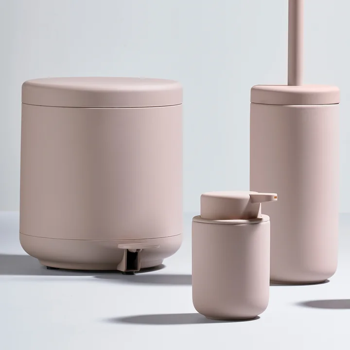 The Zone Denmark - Ume series with pedal bin, soap dispenser and toilet brush