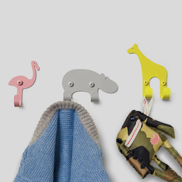 The vonbox - Wall Hooks Zoo, savannah (set of 3)