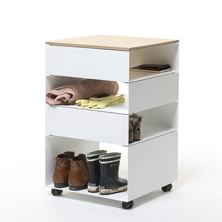 The vonbox - Rolf Mobile Cabinet, white (RAL 9016)