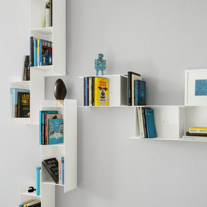 vonbox - Blurry Wall Shelf, white (RAL 9016)