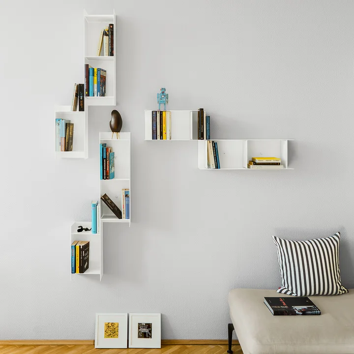 vonbox - Blurry Wall Shelf, white (RAL 9016)