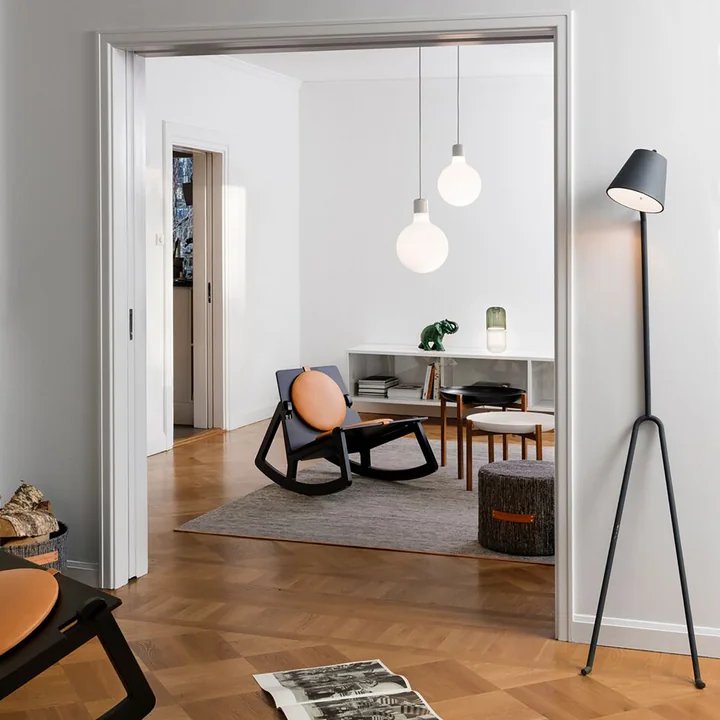 The Björk carpet from Design House Stockholm with a natural surface