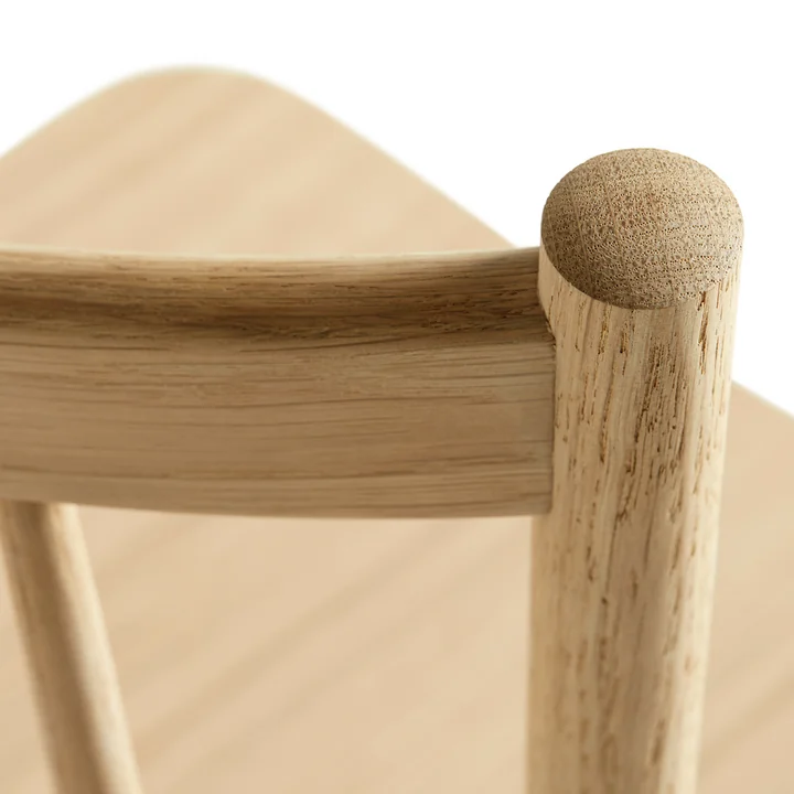 J42 Armchair by HAY in Matt Lacquered Oak