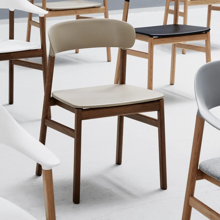 Normann Copenhagen - Herit Chair, smoked oak / sand