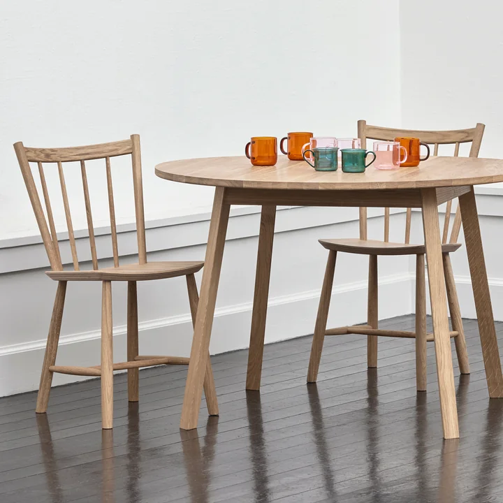 The HAY - J41 Chair in Oak in the Dining Room