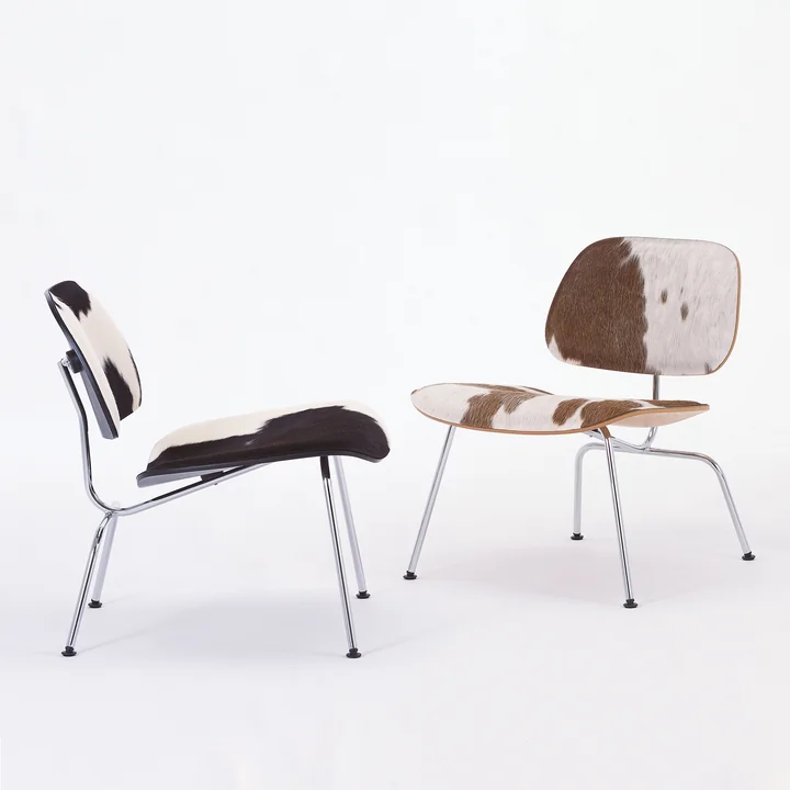 The Vitra - Plywood Group LCM Chair with Hide