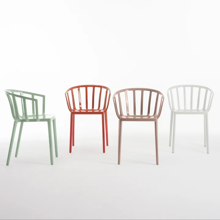The Kartell - Venice chair in different colors