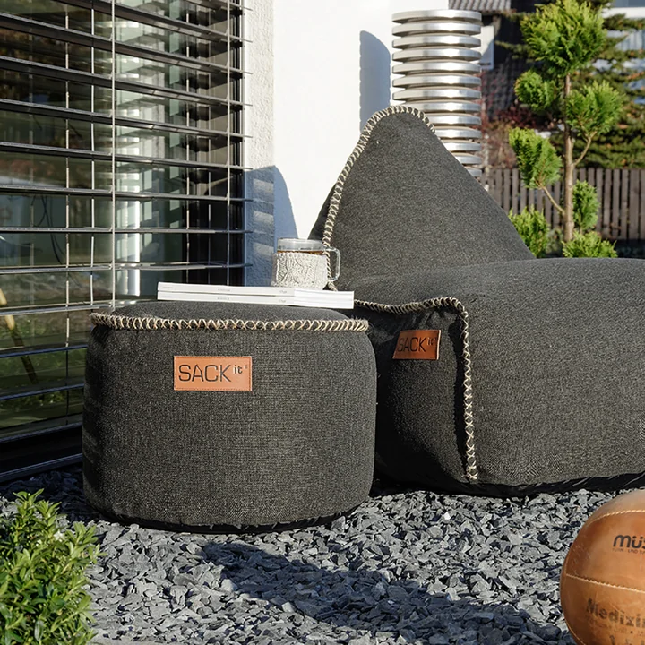 SACK it - RETRO it Drum Outdoor in brown by Tanja Marx from the blog mx | living