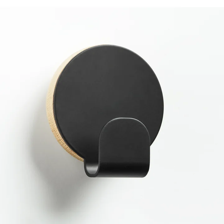 The Woud - Haak Coat hook in oak / black