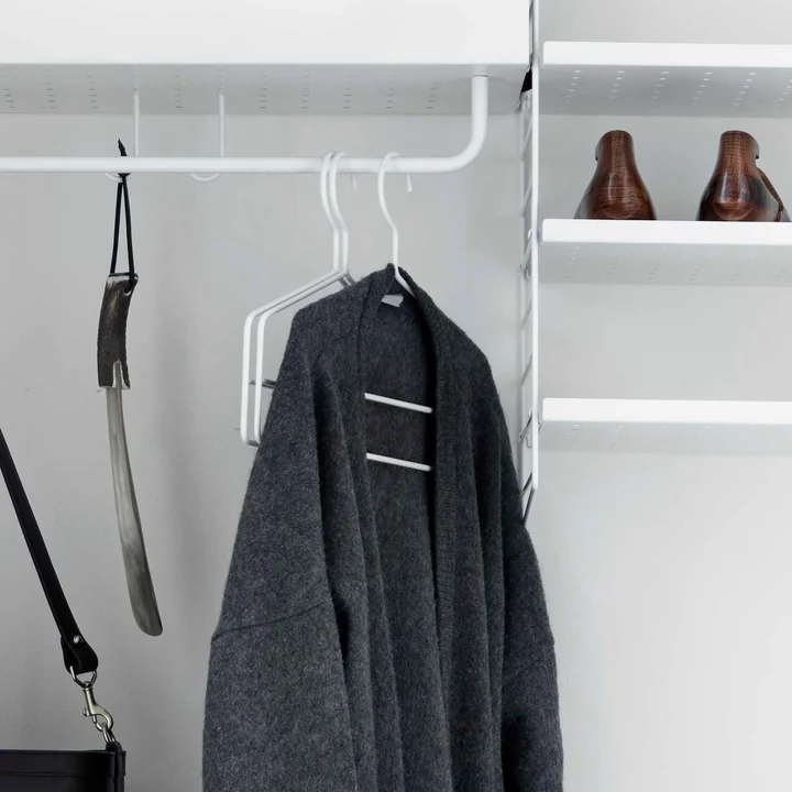 String - Coat Hanger, White