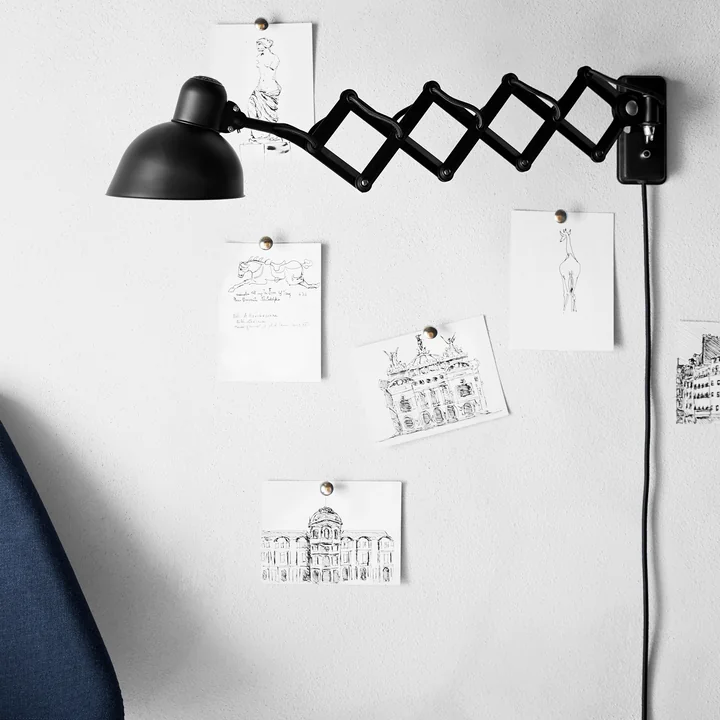 KAISER idell 6718 scissor light wall lamp from Fritz Hansen